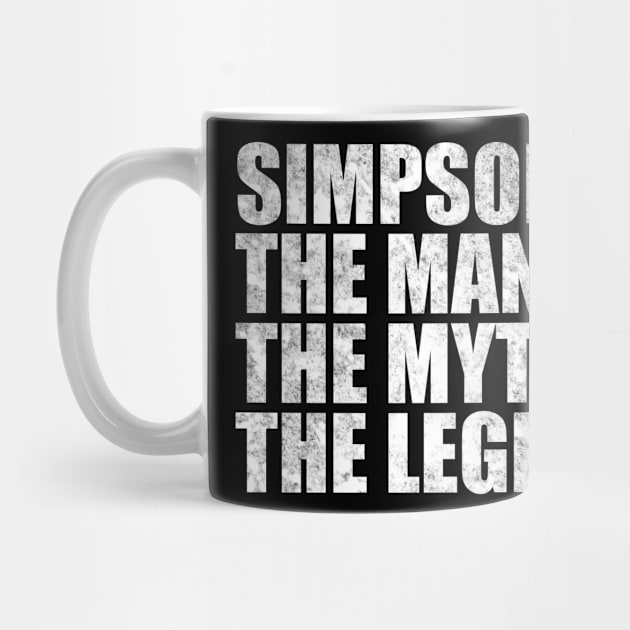 Simpson Legend Simpson Family name Simpson last Name Simpson Surname Simpson Family Reunion by TeeLogic